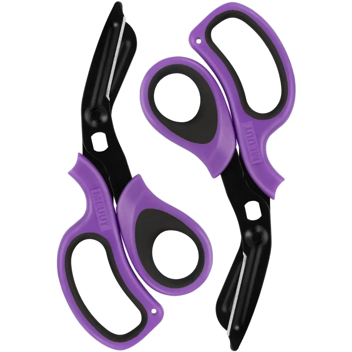 MEUUT Medical Trauma Shears 7.8" (19.8 cm) - 2-Pack | Ambidextrous, Serrated, Non-Stick Blades - main product image