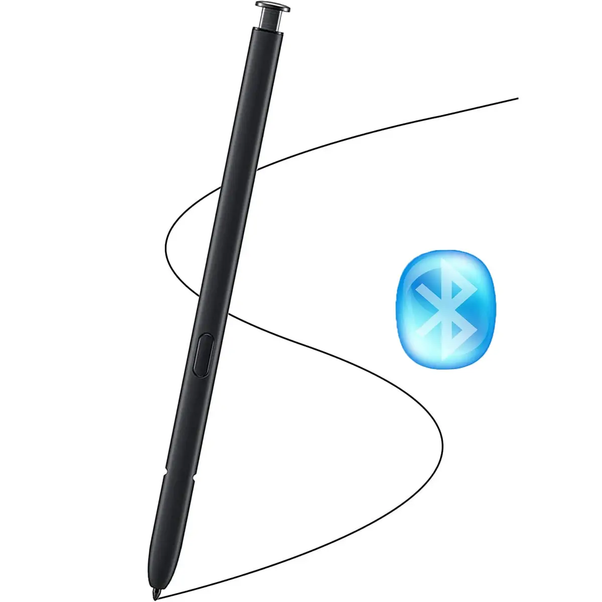 PCTC Replacement S Pen for Samsung Galaxy S22 Ultra 5G SM-S908 | Black, Bluetooth Remote Control - main product image