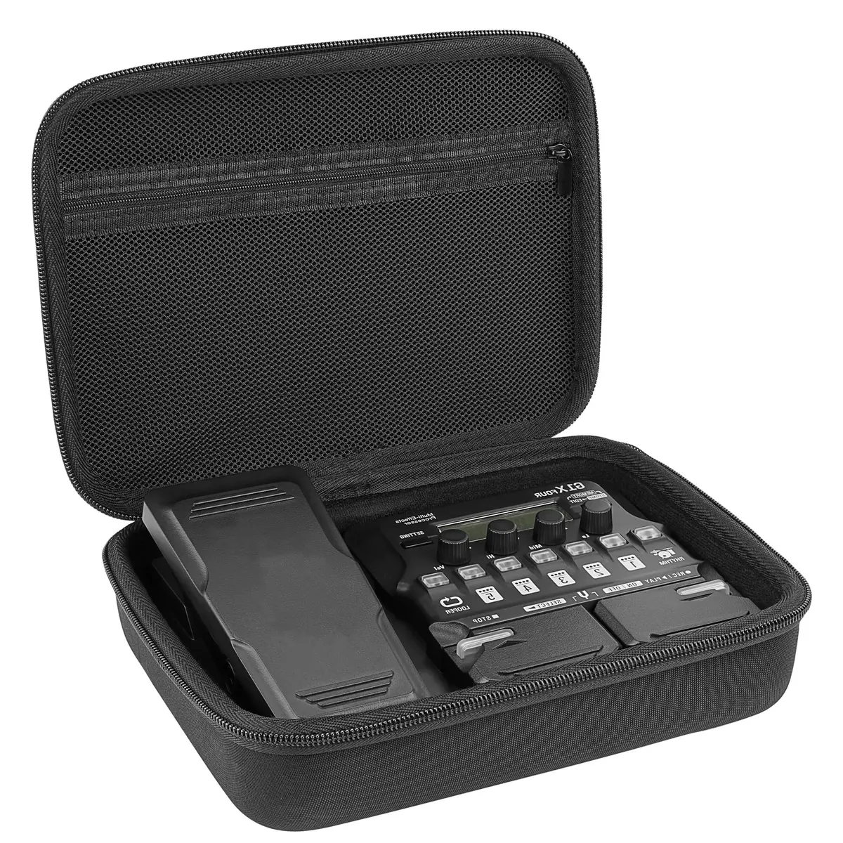 Musiin Velvet Guitar Effects Pedal Case for Zoom G1X Four B1X, 25cm (9.8in) | Protects Against Scratches & Dust - view 2