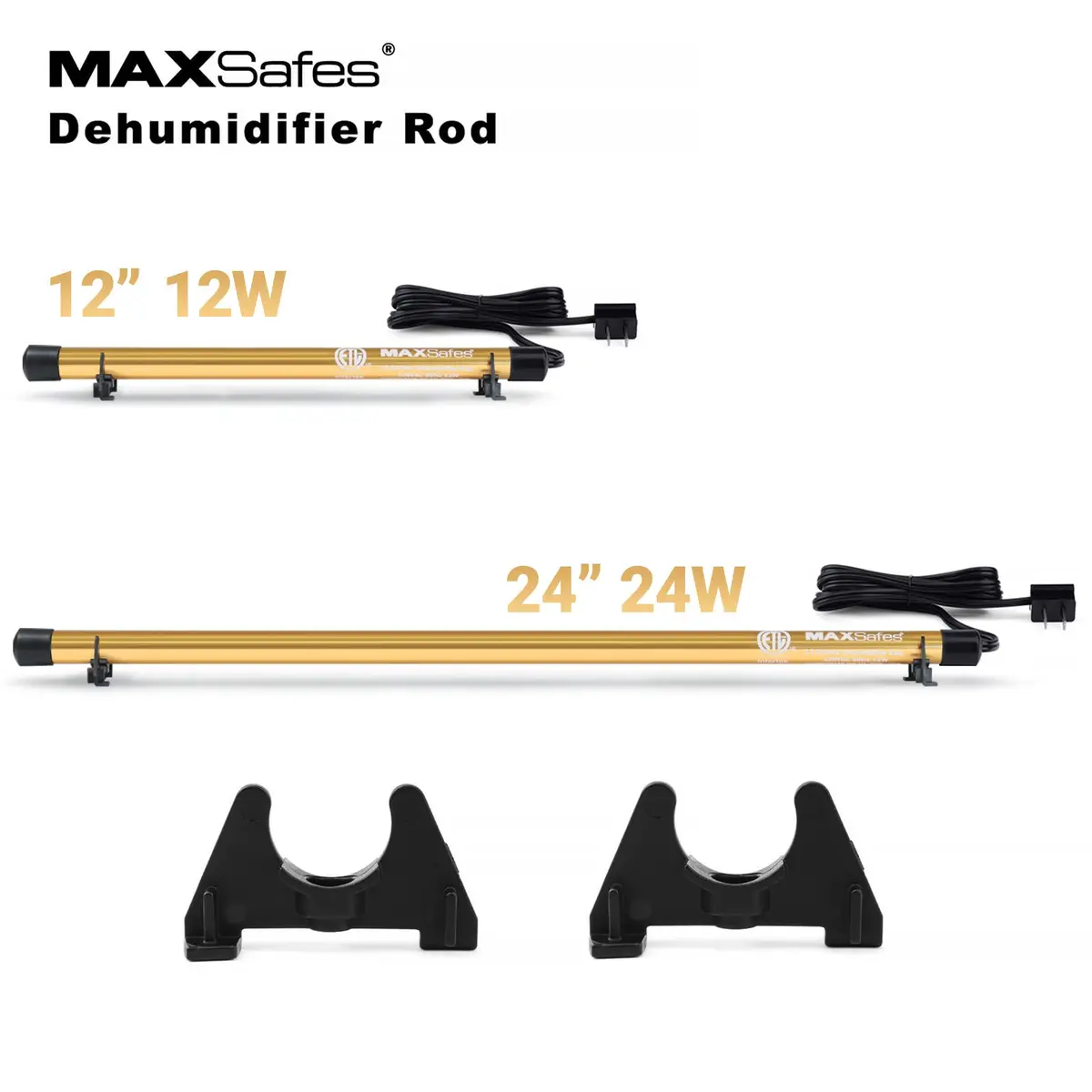 MAXSafes Gun Safe Dehumidifier Rod High Power 12in (30.48cm) | ETL Approved for Moisture Protection - view 2