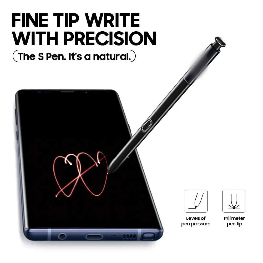 LiXiongBao Replacement S Pen for Samsung Galaxy Note 9 Stylus with Bluetooth & 4096 Pressure Sensitivity, Black - view 6