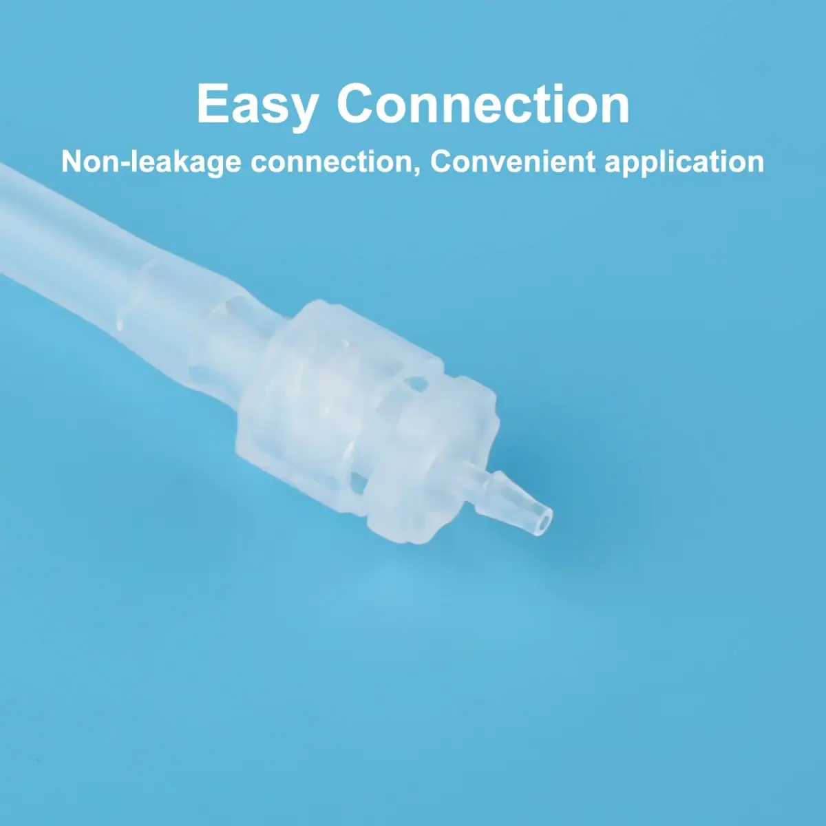 AIEX Female Luer Lock Syringe Adapter 1.6mm (1/16") | 30-Piece Clear PP Connector Kit - view 5