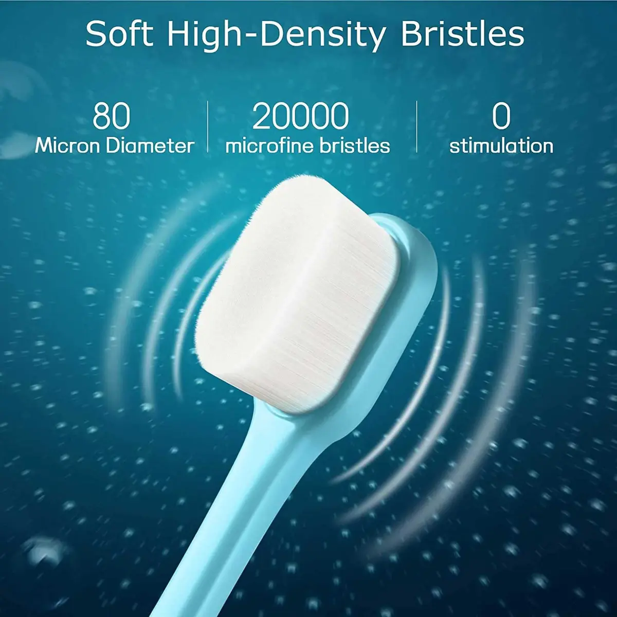 OB rush Extra Soft Toothbrush, Ultra Soft Toothbrush for Sensitive Gums, 20k Nano Floss Bristles, Pack of 2 | Gentle Cleaning for Braces & Pregnancy - view 2