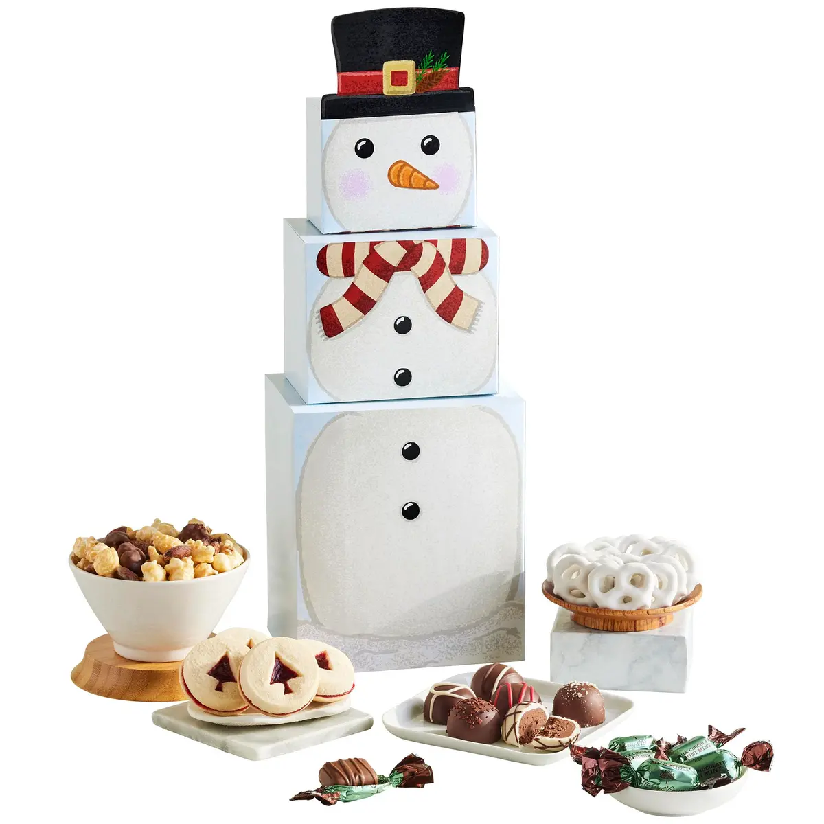 Harry & David Holiday Tower Of Sweet Treats | Festive Candy Gift Box, 16 oz - main product image