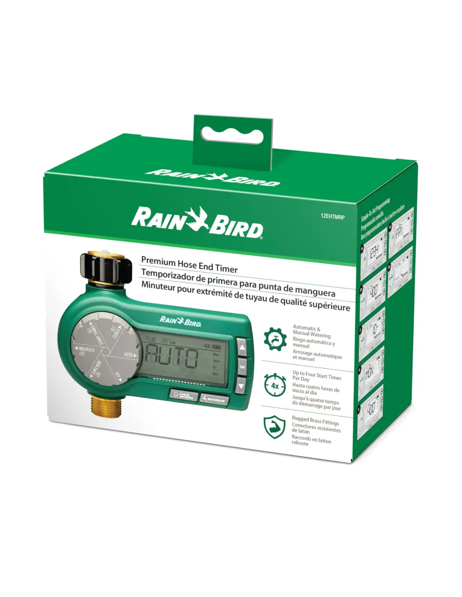Rain Bird 1ZEHTMRP Electronic Digital Hose End Timer 1 Zone | 1.1 lb (0.5 kg) - view 6