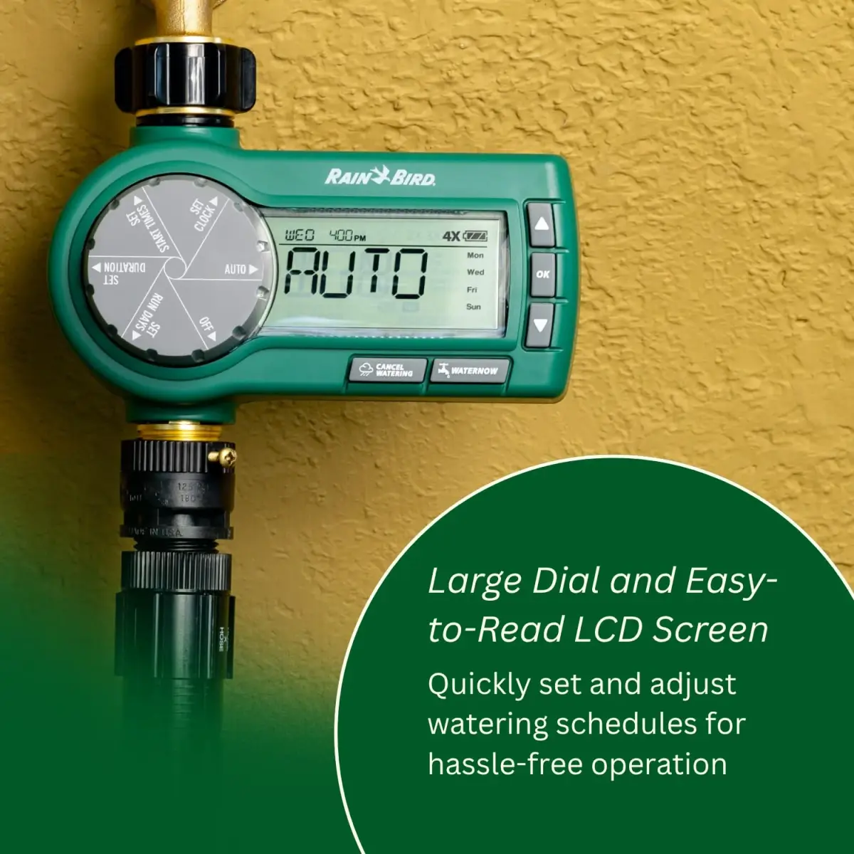Rain Bird 1ZEHTMRP Electronic Digital Hose End Timer 1 Zone | 1.1 lb (0.5 kg) - view 3