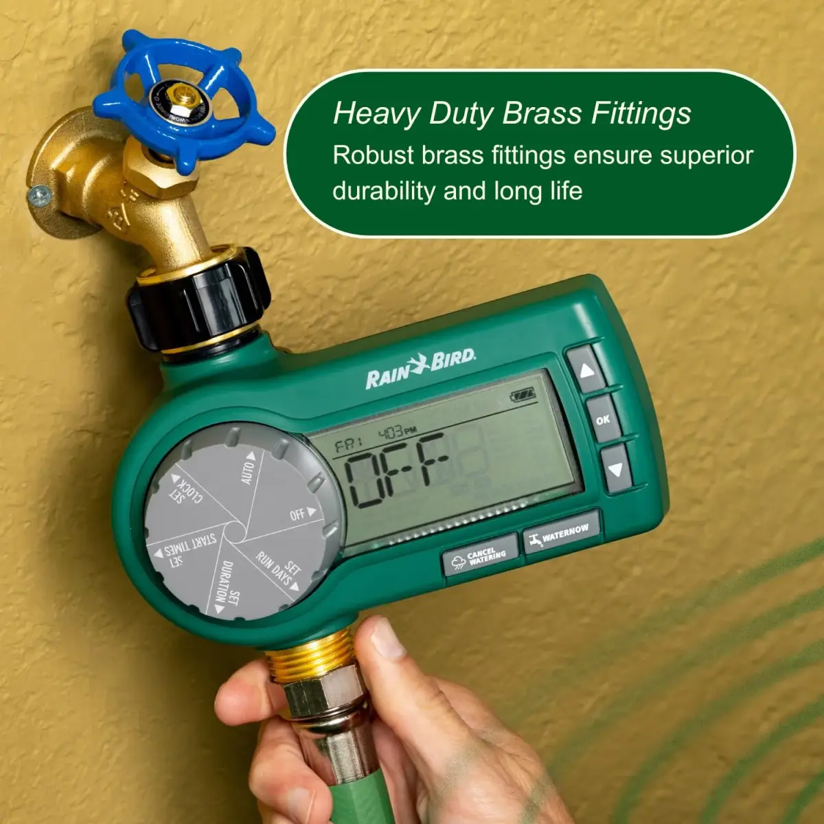 Rain Bird 1ZEHTMRP Electronic Digital Hose End Timer 1 Zone | 1.1 lb (0.5 kg) - view 4