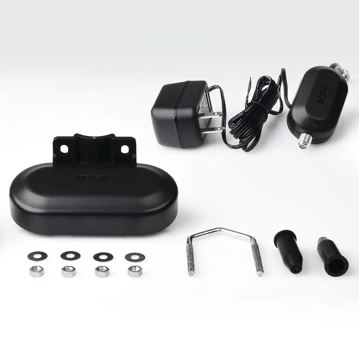 RCA Digital Signal Amplifier for Outdoor Antennas | Low Noise UHF/VHF Amplification Support - view 6