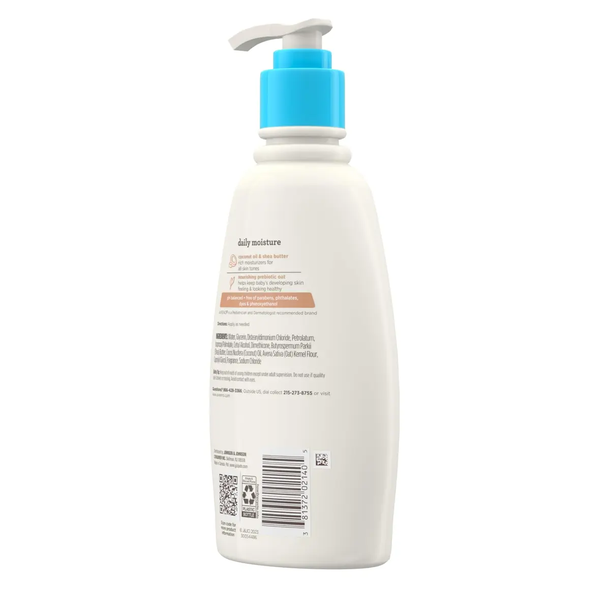 Aveeno Baby Daily Moisturizing Cream Coconut Scent 354ml (12 fl oz) | Gentle Formula for Sensitive Skin - view 6