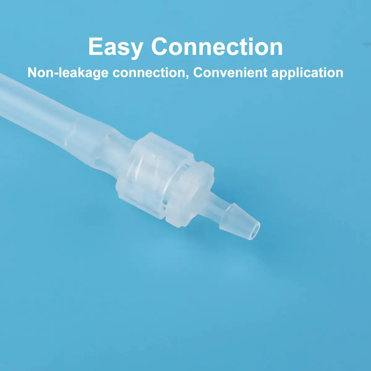 AIEX Clear Female Luer Lock 1/8" (3.2mm) Syringe Adapters, 30-Piece Kit | Industrial Grade Connectors for Secure Tubing - view 5