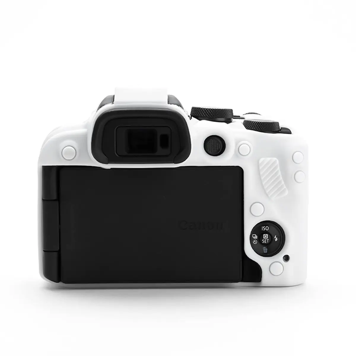 Rieibi EOS R10 Camera Case - Silicone Cover for Canon EOS R10 Digital Camera - White | Protective & Lightweight - view 5