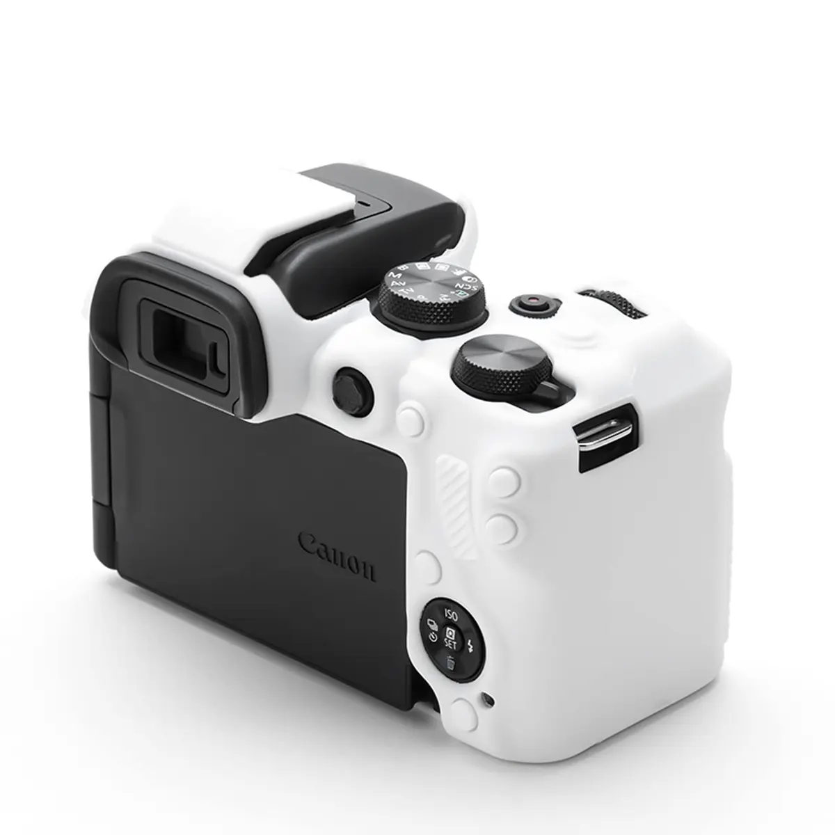 Rieibi EOS R10 Camera Case - Silicone Cover for Canon EOS R10 Digital Camera - White | Protective & Lightweight - view 6