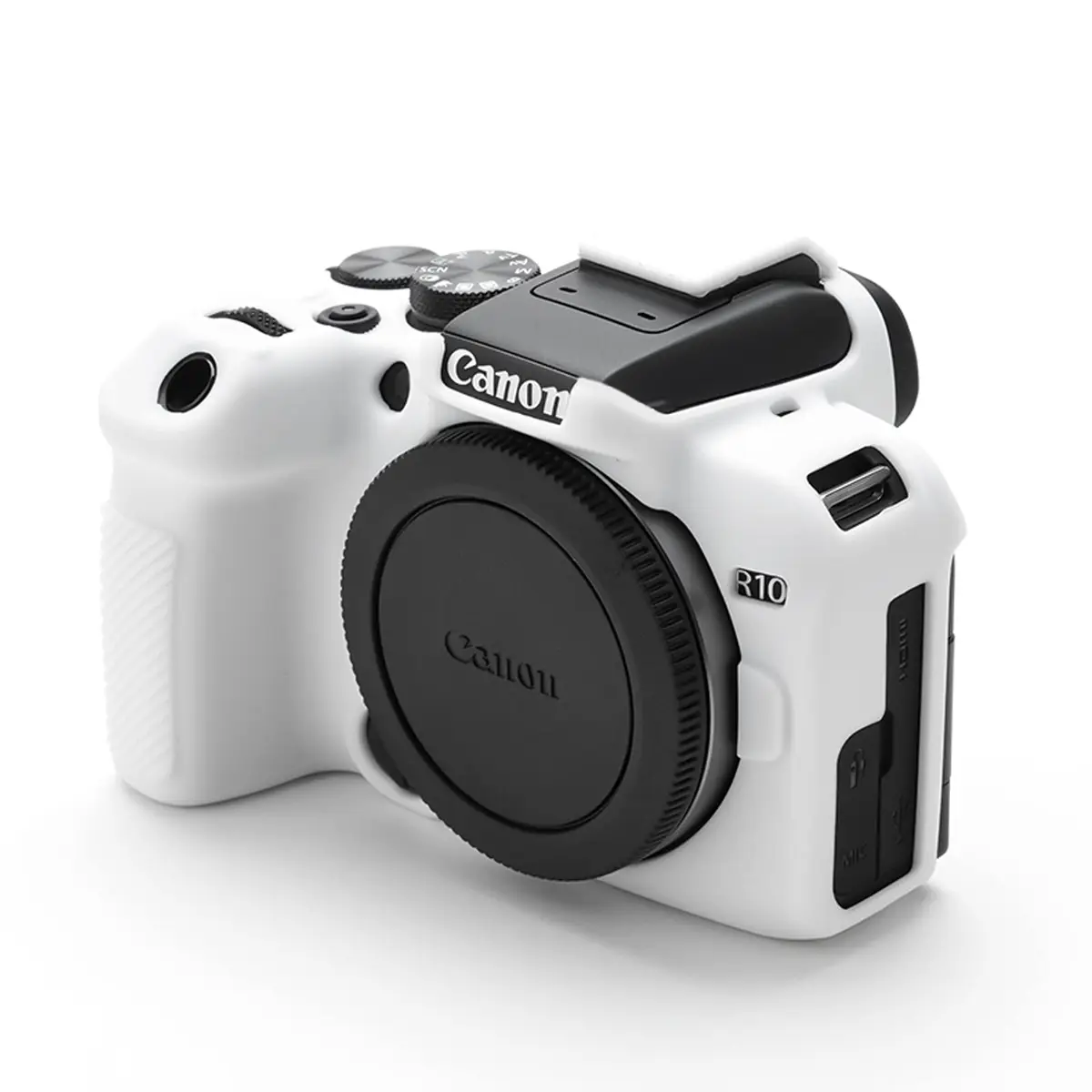 Rieibi EOS R10 Camera Case - Silicone Cover for Canon EOS R10 Digital Camera - White | Protective & Lightweight - view 7