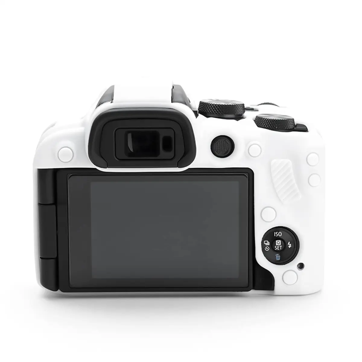 Rieibi EOS R10 Camera Case - Silicone Cover for Canon EOS R10 Digital Camera - White | Protective & Lightweight - view 2