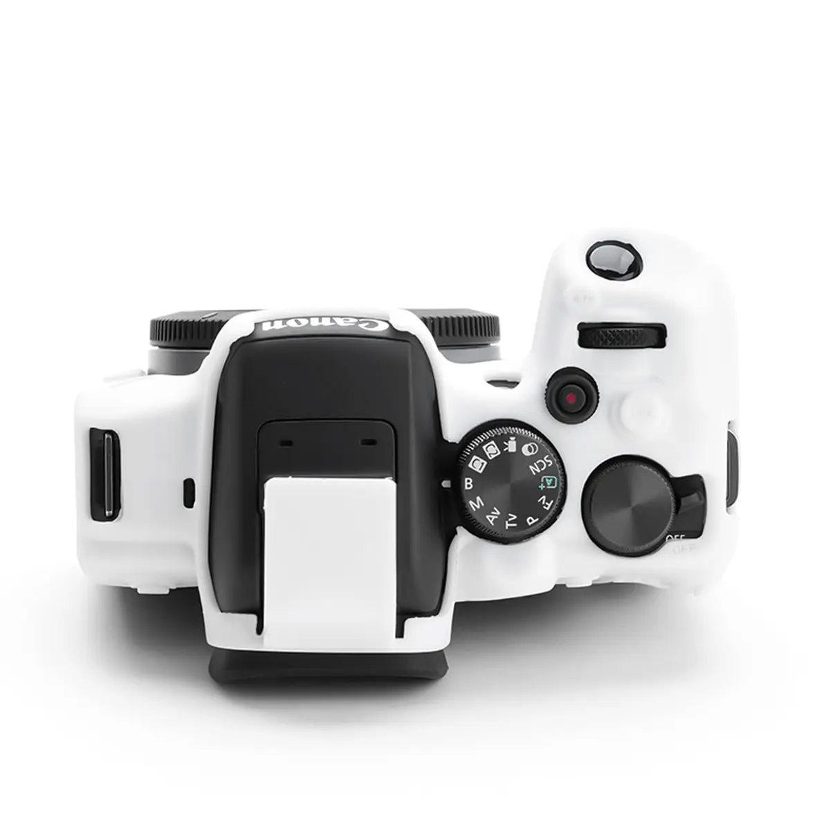 Rieibi EOS R10 Camera Case - Silicone Cover for Canon EOS R10 Digital Camera - White | Protective & Lightweight - view 3
