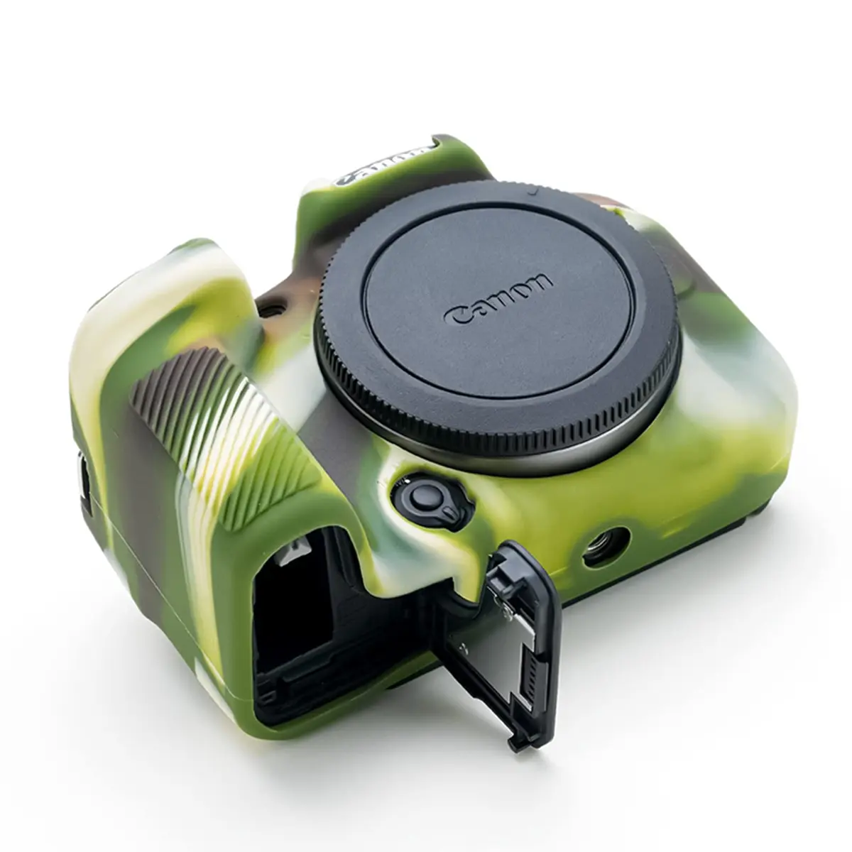 Rieibi EOS R10 Camera Case - Silicone Cover for Canon EOS R10 - Camouflage Pattern | Lightweight & Protective - view 4