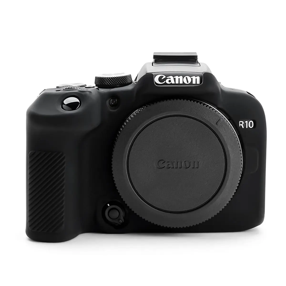 Rieibi EOS R10 Camera Case - Silicone Cover for Canon EOS R10 Digital Camera - Protective Silicone Cover - Black - main product image