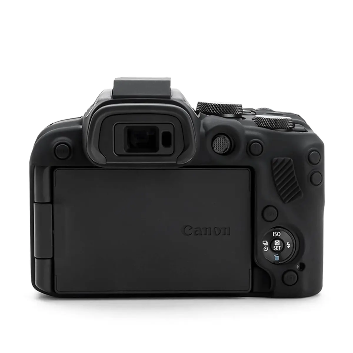 Rieibi EOS R10 Camera Case - Silicone Cover for Canon EOS R10 Digital Camera - Protective Silicone Cover - Black - view 5