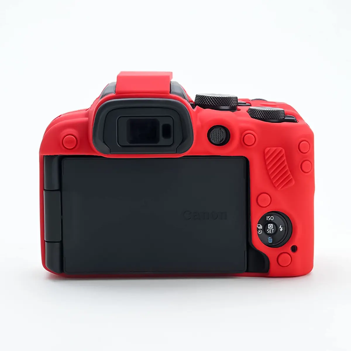 Rieibi EOS R10 Camera Case - Silicone Protective Cover for Canon R10 Digital Camera - Red - view 2