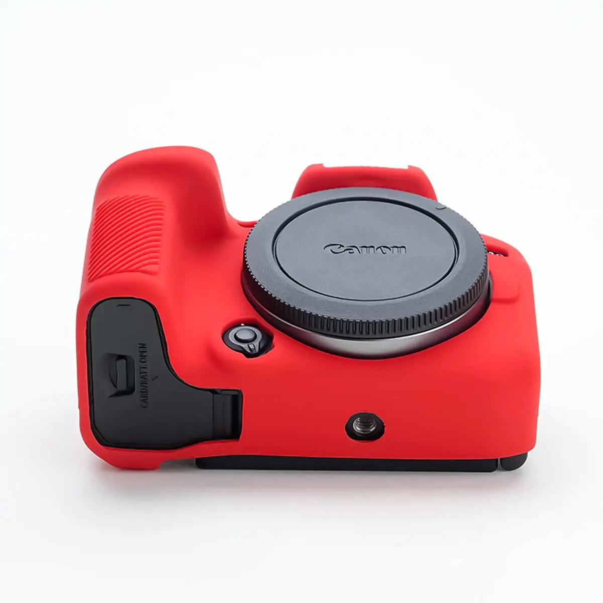 Rieibi EOS R10 Camera Case - Silicone Protective Cover for Canon R10 Digital Camera - Red - view 4