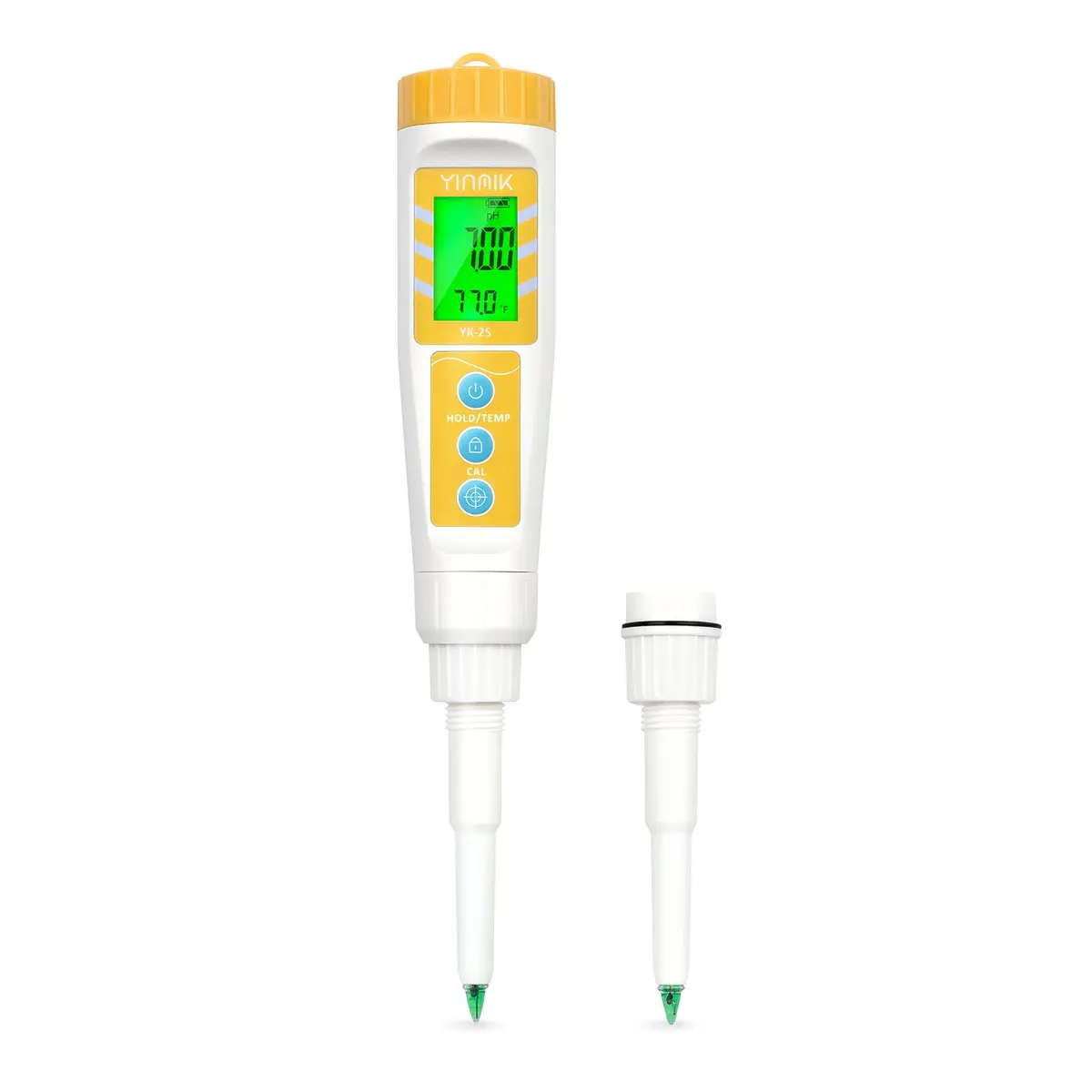 YINMIK Digital pH Meter with Extra Replaceable pH Probe Food pH Checker | Stable Readings for Water & Food - main product image