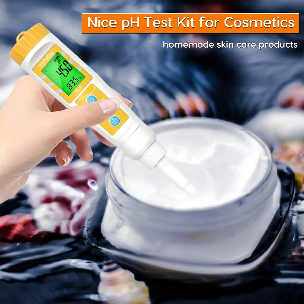YINMIK Digital pH Meter with Extra Replaceable pH Probe Food pH Checker | Stable Readings for Water & Food - view 7