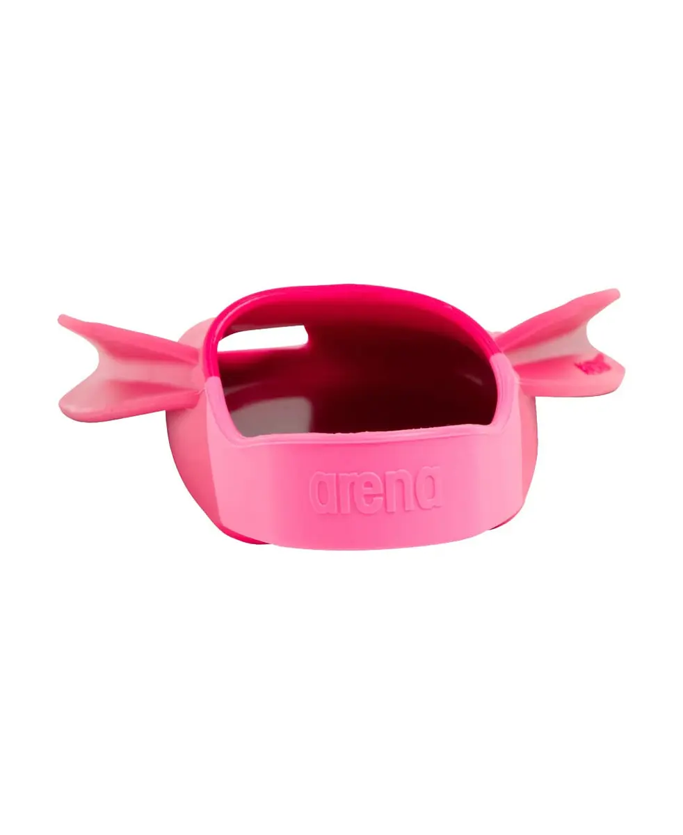 Arena Powerfin Pro II Swim Training Fins Silicone Short Blade Pink Size 7.5-9 | Max Forward Thrust & Flexibility - view 5