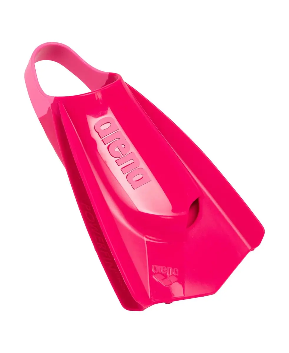 Arena Powerfin Pro II Swim Training Fins Silicone Short Blade Pink Size 7.5-9 | Max Forward Thrust & Flexibility - view 3