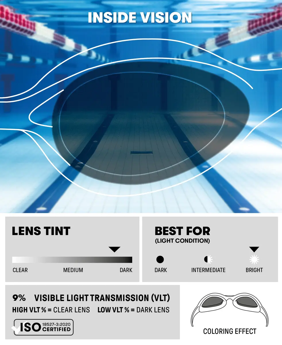 ARENA Unisex Youth Spider Junior Swim Goggles 6-12 | Anti-Fog Mirror Lens for Kids - view 2