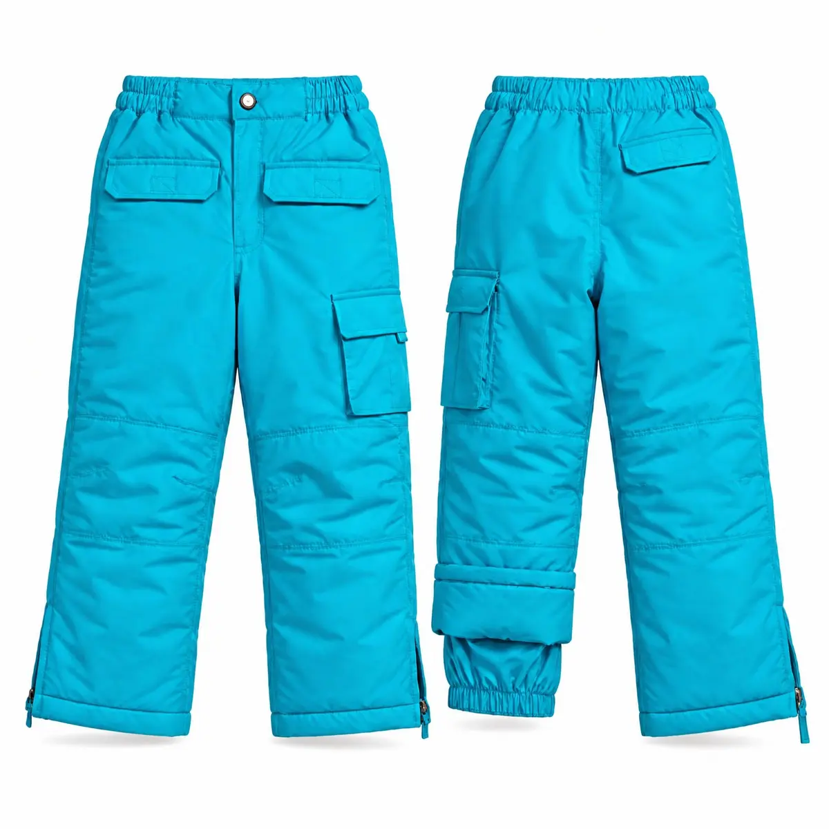 iXtreme Girls' Little Snowpant, Turquoise, 5/6 | Wind & Water Resistant, Insulated for Cold Weather - view 4