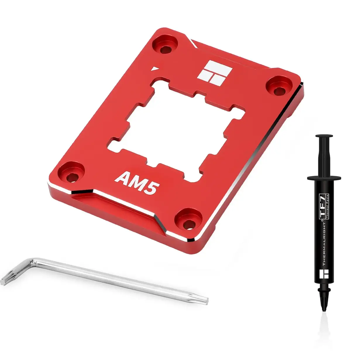 Thermalright ASF-RED AM5 CPU Holder Corrective Anti-Bending Fixing Frame 70mm (2.76in) | Protects AMD AM5 Processors - main product image