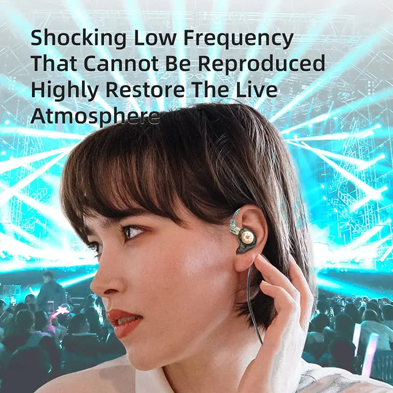 EZ EAR KZ EDX PRO Wired Earbuds In Ear Monitor 10mm Deep Bass | HiFi Sound & Detachable Cable - view 8