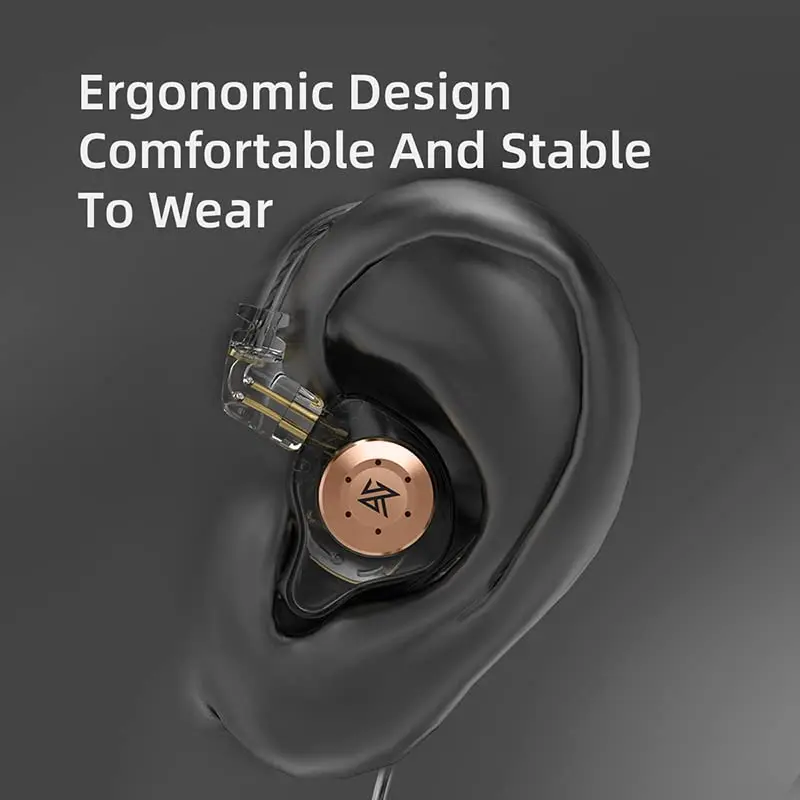 EZ EAR KZ EDX PRO Wired Earbuds In Ear Monitor 10mm Deep Bass | HiFi Sound & Detachable Cable - view 11