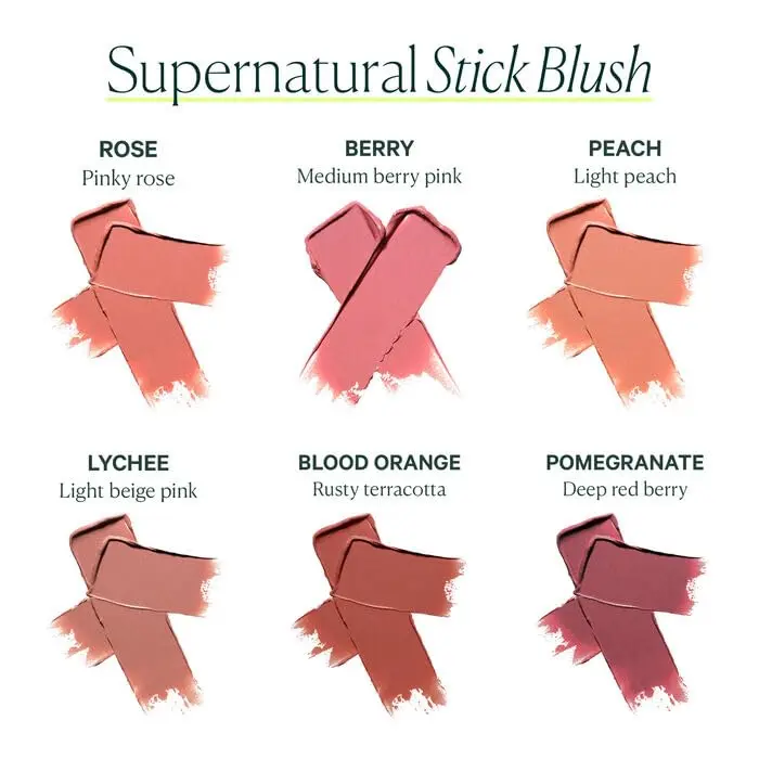 Well People Supernatural Stick Multi-Use Blush Lychee | Hydrating Cream Blush for Cheeks & Lips - view 5
