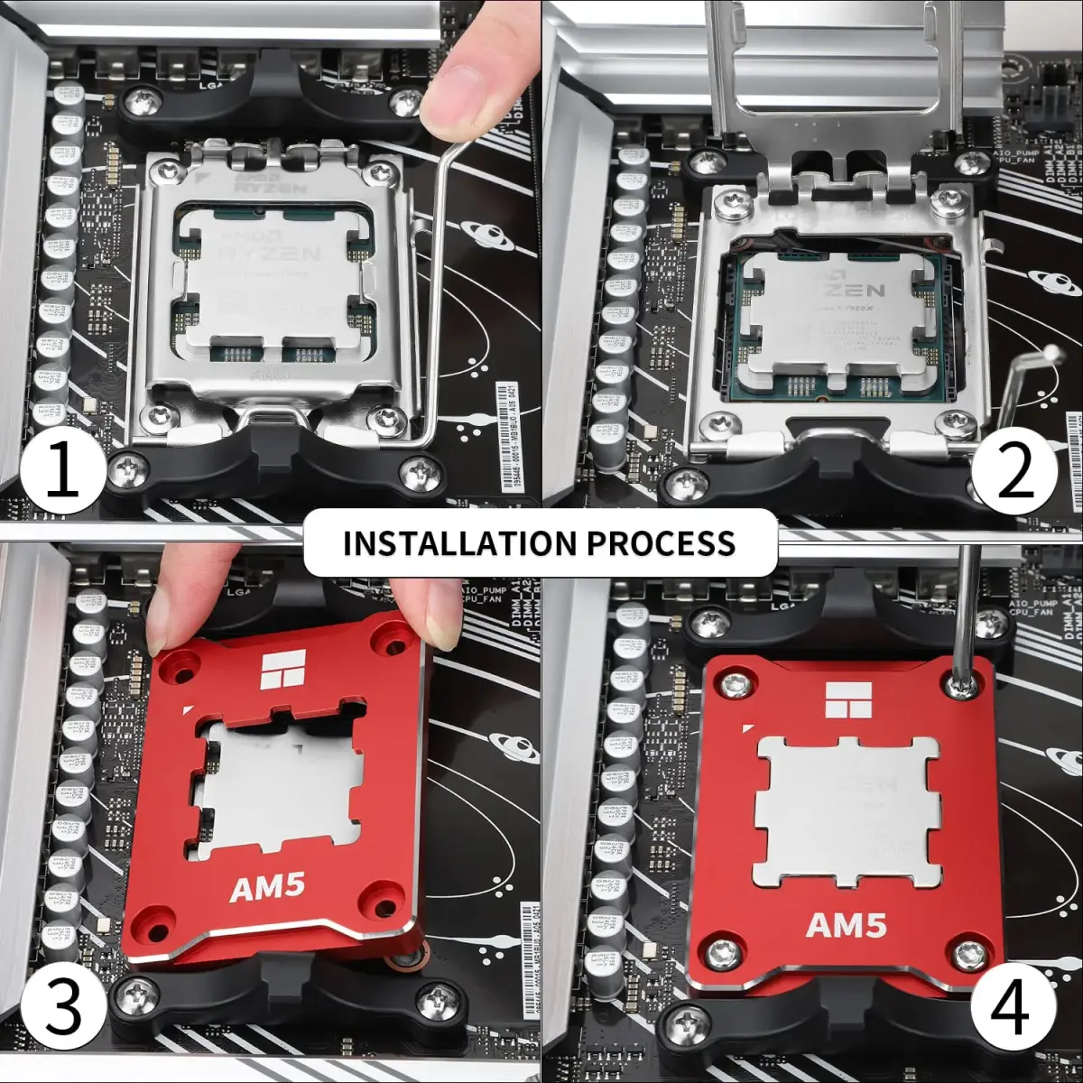 Thermalright ASF-RED AM5 CPU Holder | Corrective Anti-Bending Fixing Frame for AMD AM5 Socket - view 6