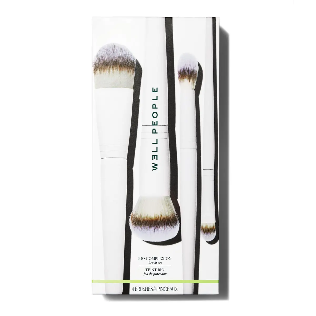 Well People Bio Complexion Brush Set | Vegan Cruelty-Free Makeup Brushes for All Face Products - view 2
