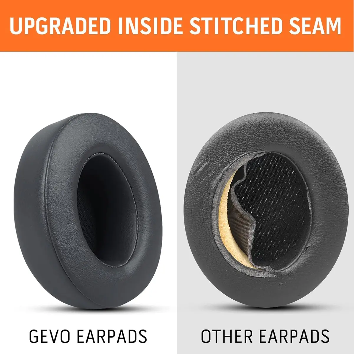 GEVO Replacement Ear Pads for Beats Studio 3 | Thicker Memory Foam, Titanium Grey, Easy Fit - view 6