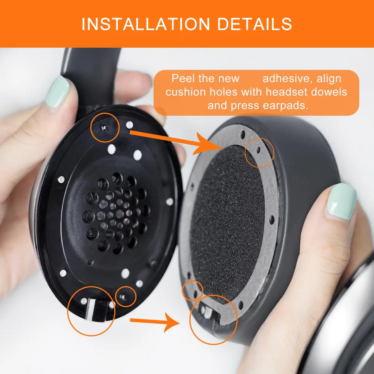 GEVO Replacement Ear Pads for Beats Studio 3 | Thicker Memory Foam, Titanium Grey, Easy Fit - view 7