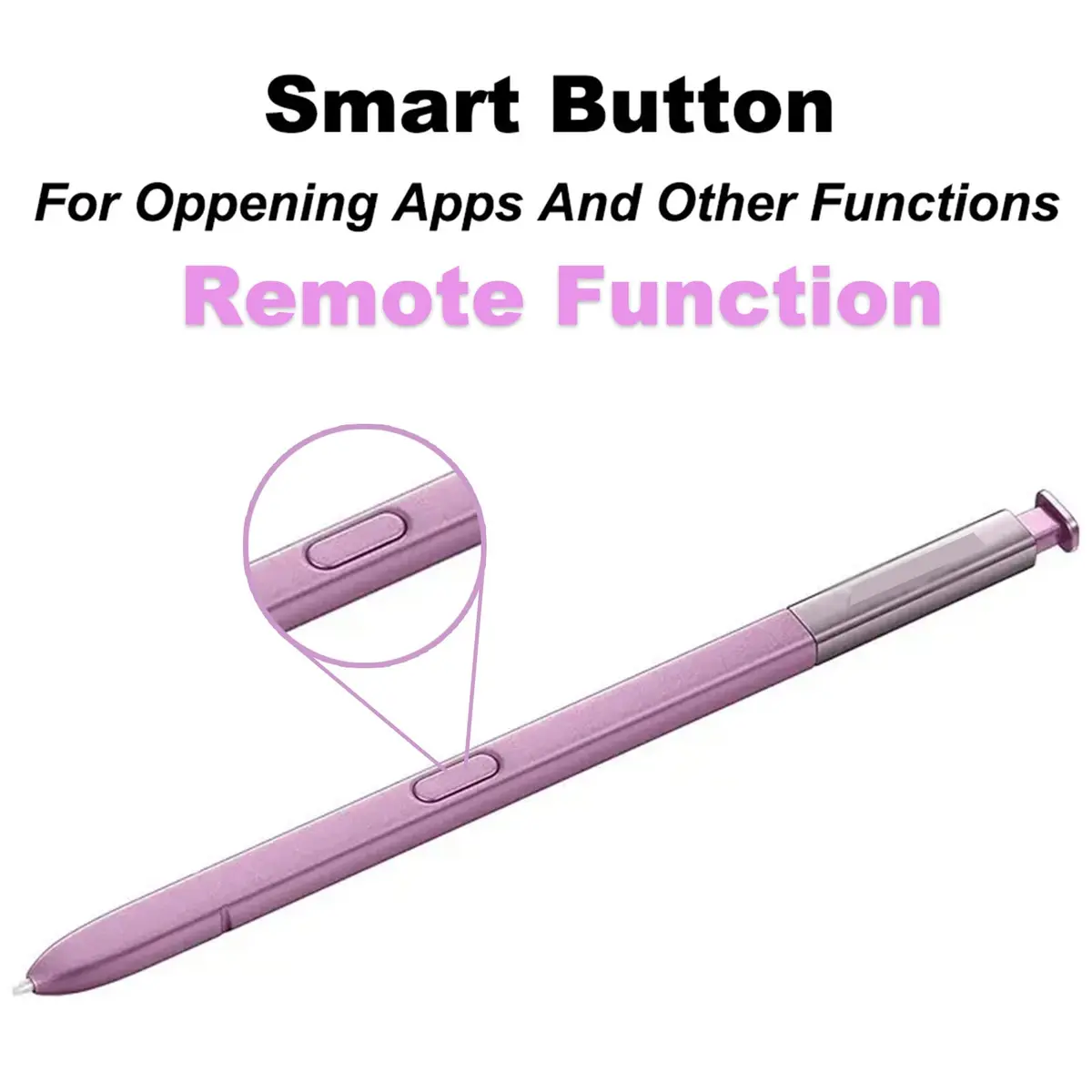 Dogxiong Note 9 Pen Replacement for Samsung Galaxy Note 9 SPen, Bluetooth, Lavender Purple | High-Quality Stylus - view 4