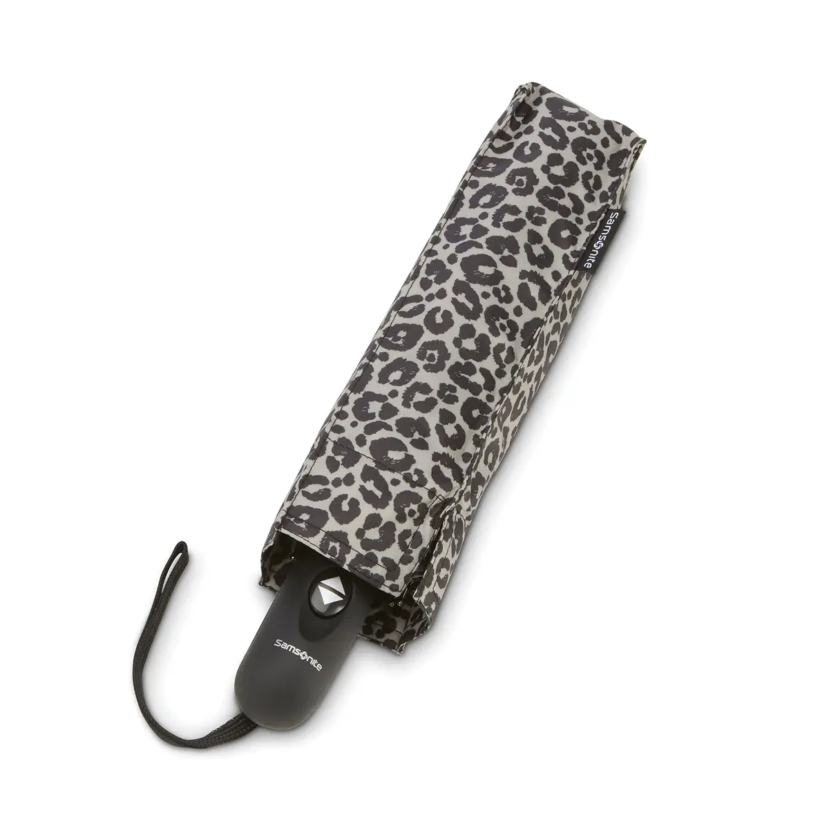 Samsonite Windguard Auto Open/Close Umbrella Grey/Black Cheetah 11.6" (29.7cm) | Teflon Coated Polyester Canopy - view 2