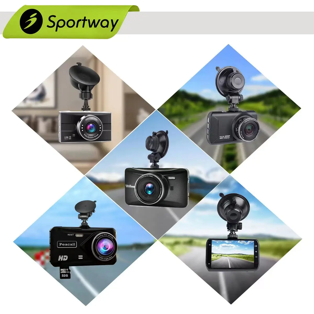 Sportway S501 Dash Cam Suction Mount Holder with Joint | 5.3cm Diameter, 5kg Load Capacity - view 5