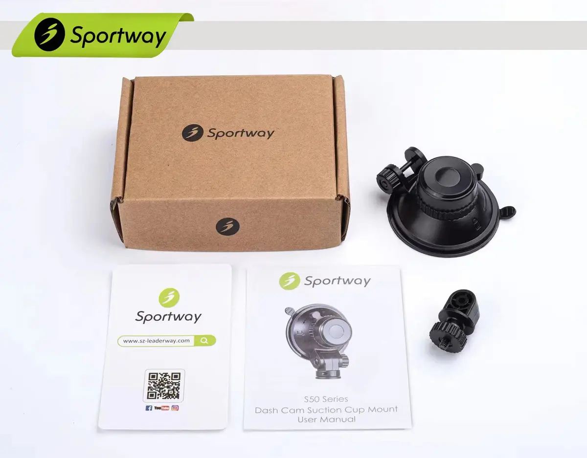 Sportway S501 Dash Cam Suction Mount Holder with Joint | 5.3cm Diameter, 5kg Load Capacity - view 6