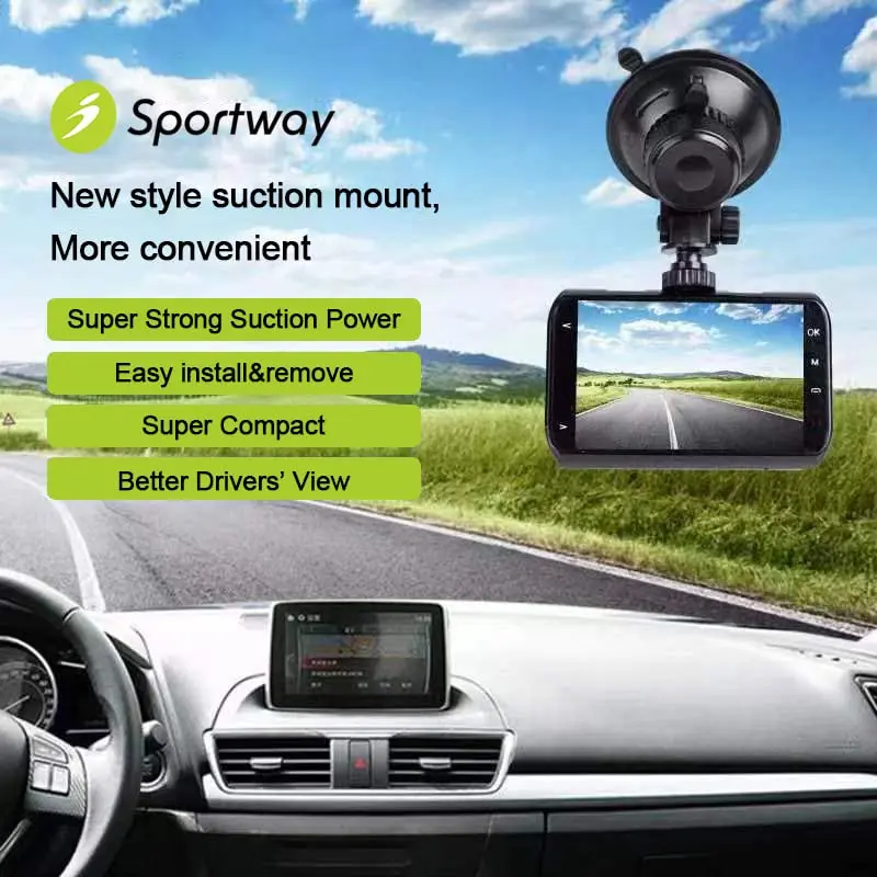Sportway S501 Dash Cam Suction Mount Holder with Joint | 5.3cm Diameter, 5kg Load Capacity - view 2