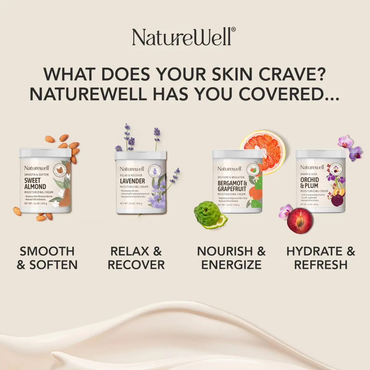 NATURE WELL Lavender Body Cream 473ml (16 Oz) | Dermatologist Tested for Dry & Sensitive Skin - view 8