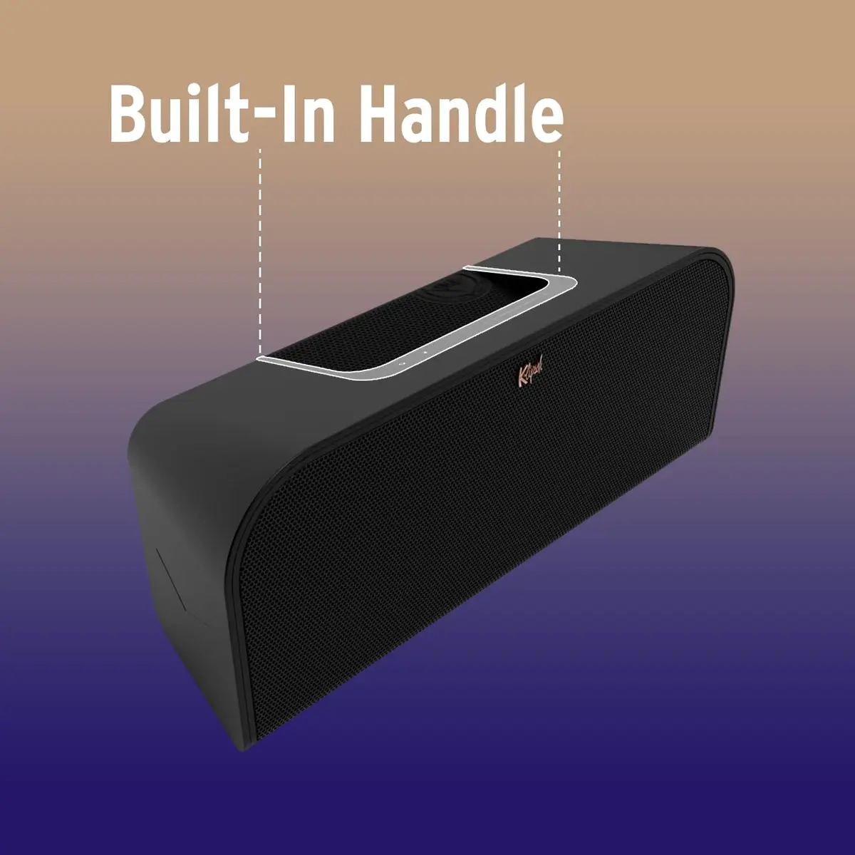 Klipsch Groove XXL Portable Bluetooth Speaker 17" Black | Deep Bass & 22H Playtime - view 7