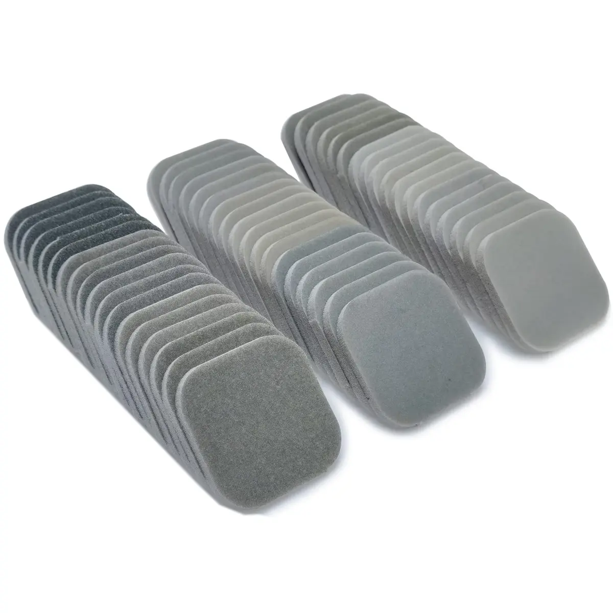 HDongany Sanding Blocks 54 Pack, 9 Grits 320-3500, 2" x 2" Soft Touch Sanding Sponge Pads | For Woodworking, Furniture Polishing, Metal Derusting - view 7