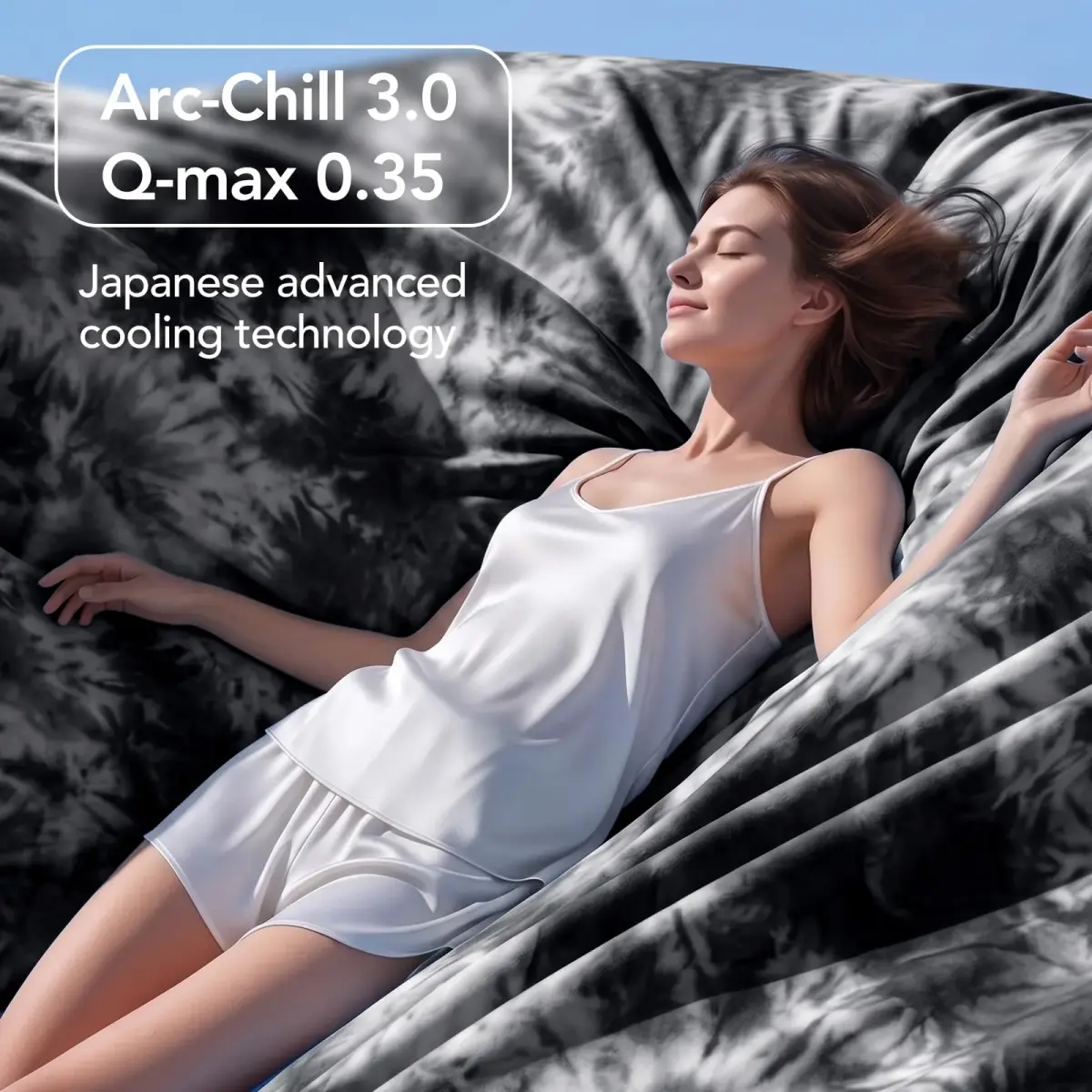 Topcee Cooling Blanket Queen Size 213cm x 224cm (80"x88") | Breathable & Lightweight for Hot Sleepers - view 8