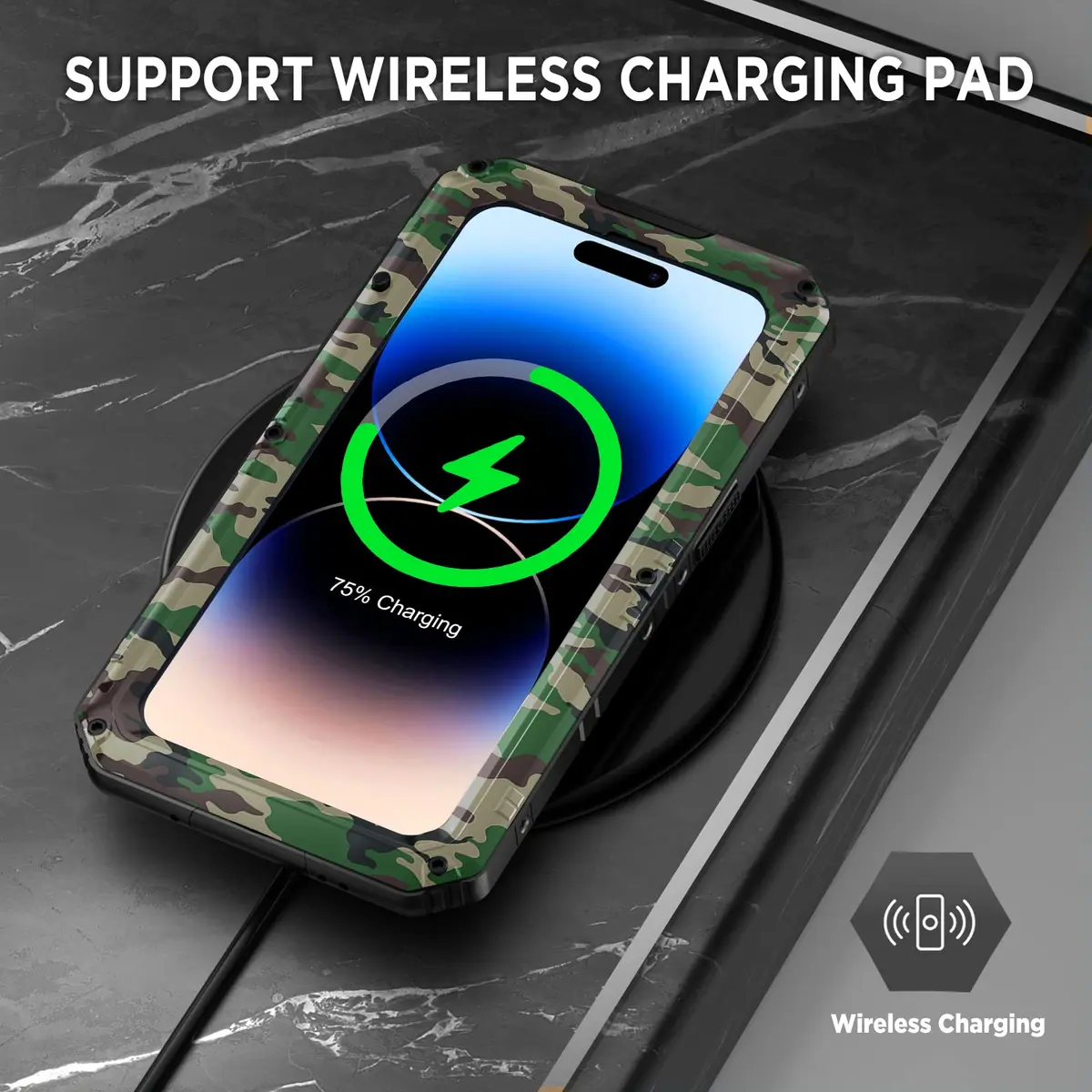 Beasyjoy Waterproof Case for iPhone 14 Pro 6.1" | Heavy Duty Shockproof Armor - view 6
