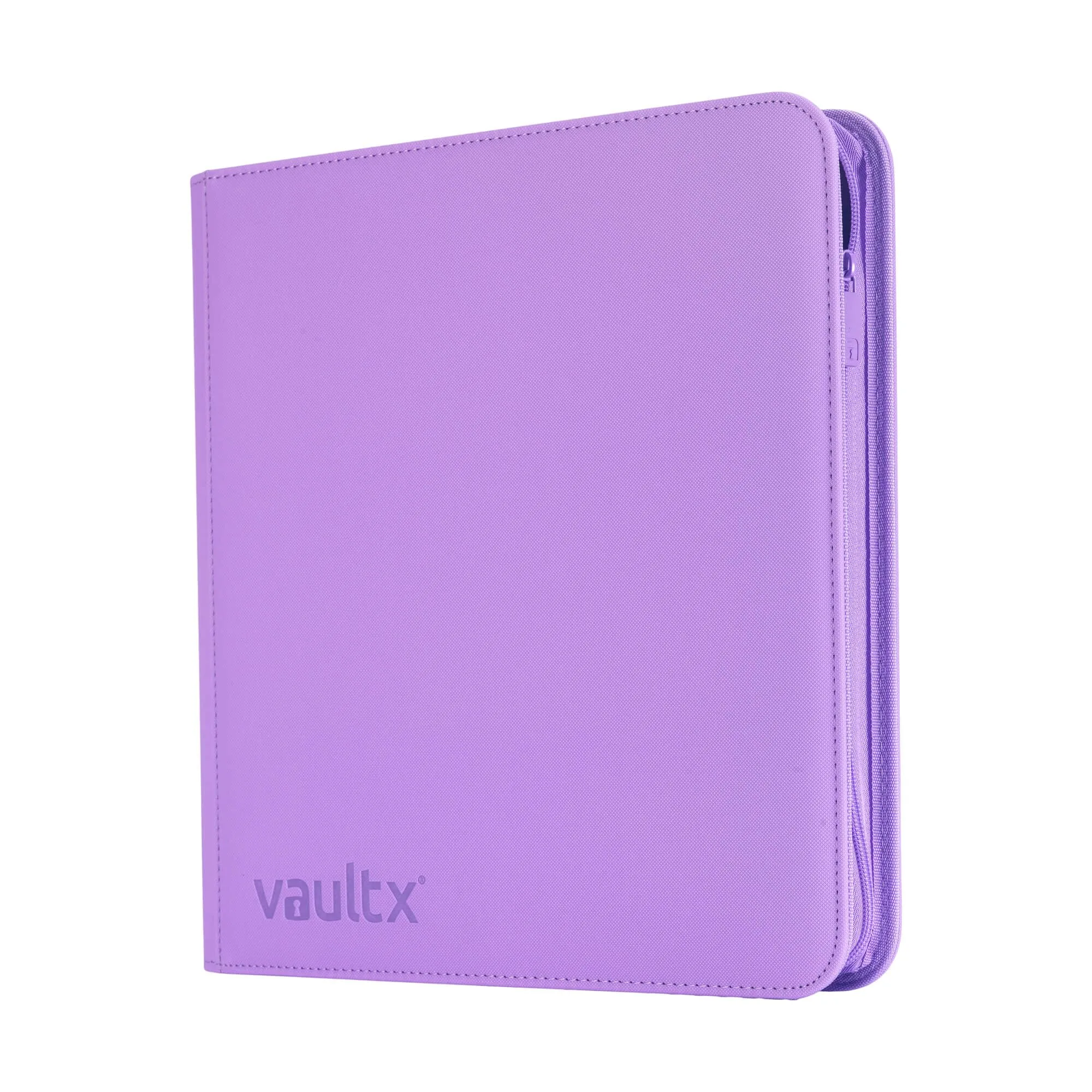 Vault X 12 Pocket Zip Binder, 480 Cards, Exo-Tec Material, 20 Pages, Purple | Premium Card Storage for Collectors - main product image