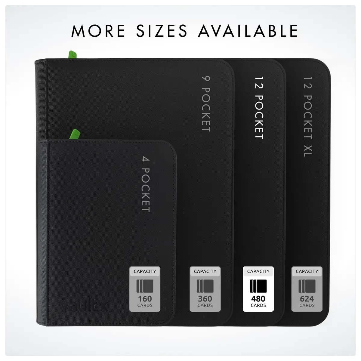 Vault X 12 Pocket Zip Binder, 480 Cards, Exo-Tec Material, 20 Pages, Purple | Premium Card Storage for Collectors - view 7